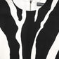 Dolce & Gabbana Black White Zebra Print Viscose Mini Dress
