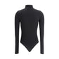 Wolford Black Cotton Bodysuit