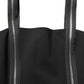 Dolce & Gabbana Black Sleeveless Front Zipper Midi Dress