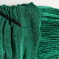 Dolce & Gabbana Metallic Green Sleeveless Plissé Gown Dress