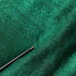 Dolce & Gabbana Metallic Green Sleeveless Plissé Gown Dress
