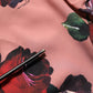 Dolce & Gabbana Dusty Pink Silk Floral OneShoulder Maxi Dress