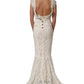 Dolce & Gabbana White Lace Viscose Sheath Long Gown Dress