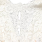 Dolce & Gabbana White Lace Viscose Sheath Long Gown Dress