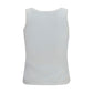 Balenciaga White Cotton Tank Tops