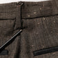 Dolce & Gabbana Dark Brown HighWaist Tapered Trouser Pants