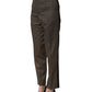 Dolce & Gabbana Dark Brown HighWaist Tapered Trouser Pants