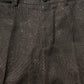 Dolce & Gabbana Dark Brown HighWaist Tapered Trouser Pants