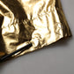 Dolce & Gabbana Metallic Gold High Waist Pleated Tapered Pants
