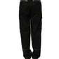 Dolce & Gabbana Black Vibe Cargo High Waist Straight Pants