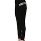 Dolce & Gabbana Black Grace Rhinestone HighWaist Denim Jeans