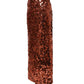 Dolce & Gabbana Bronze Sequin HighWaist PencilCut Midi Skirt