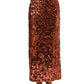 Dolce & Gabbana Bronze Sequin HighWaist PencilCut Midi Skirt