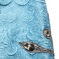 Dolce & Gabbana Blue Jacquard Embroidered A-line Midi Skirt