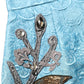 Dolce & Gabbana Blue Jacquard Embroidered A-line Midi Skirt
