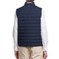 Herno Blue Linen Sleeveless Jacket