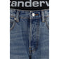 Alexander Wang Blue Cotton Relaxed Fit Jeans
