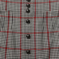 Dolce & Gabbana Gray Checkered High Waist A-line Mini Skirt