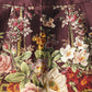 Dolce & Gabbana Burgundy Floral HighWaist A-line Mini Skirt