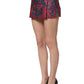 Dolce & Gabbana Multicolor Floral Jacquard MidWaist Mini Skirt