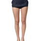 Dolce & Gabbana Blue Cotton High Waist Denim Hotpants Shorts