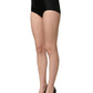 Dolce & Gabbana Black Low Waist Satin Culotte Hotpants Shorts