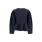 Ganni Black Cotton Blouse