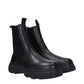 Burberry Black Leather Ankle Boots
