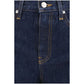 Khaite Blue Cotton Flared Jeans