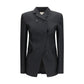 Khaite Black Wool Oves Aries Blazer