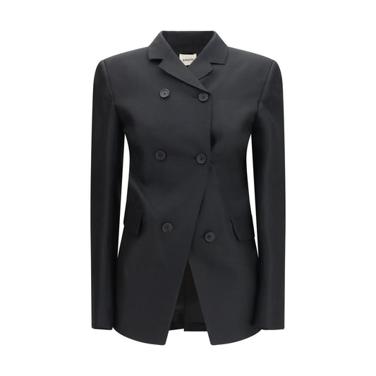 Khaite Black Wool Oves Aries Blazer