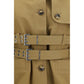 Ganni Beige Cotton Full-Length Jacket
