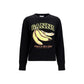 Ganni Black Cotton Sweatshirt