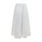Brunello Cucinelli White Cotton Long Skirt