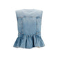Ganni Blue Cotton Denim Jacket