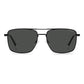 Polaroid Black Metal Sunglasses