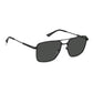 Polaroid Black Metal Sunglasses