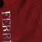 Ferre Black Wool Knit Deep V-Neck Long Sleeves Top