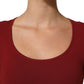 Ferre Black Wool Knit Deep V-Neck Long Sleeves Top