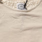 PINK MEMORIES Beige Cotton Lace Detailing Round Neck Top