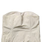 Elisabetta Franchi Off White Strapless Sweetheart Neck Top
