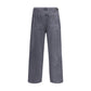 Our Legacy Black Cotton Relaxed Fit Jeans