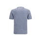 Brunello Cucinelli Blue Linen T-Shirt
