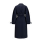 Ganni Black Cotton Coat