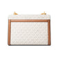 Michael Kors Beige Canvas Shoulder Bag