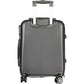 Laura Biagiotti Black Polyurethane Women's Travel Bag