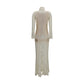 Rabanne Beige Polyamide Long Dress