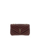 Saint Laurent Bordeaux Lamb Ovis Aries Aries Shoulder Bag