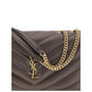 Saint Laurent Gray Lamb Ovis Aries Aries Shoulder Bag