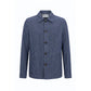 Malo Blue Linen Men's Jacket